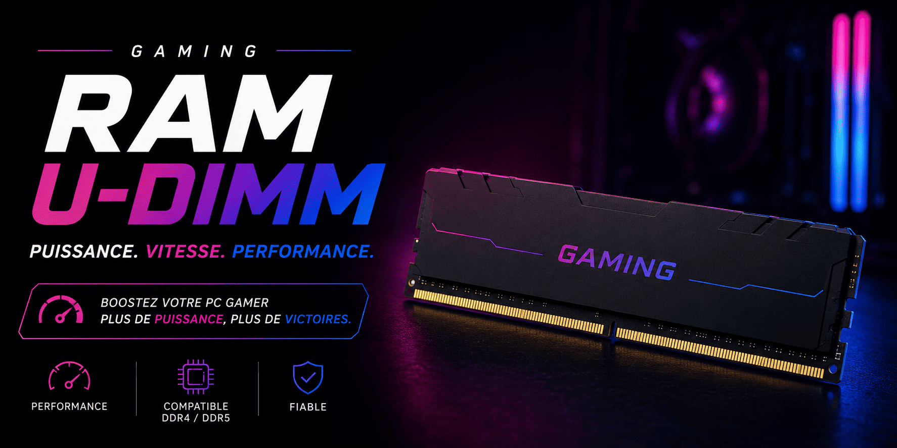 Achetez RAM Pc Gamer au meilleur prix en Tunisie